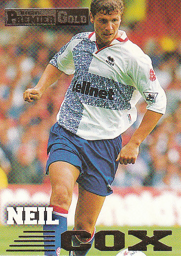 Neil Cox Middlesbrough 1996/97 Merlin's Premier Gold #98
